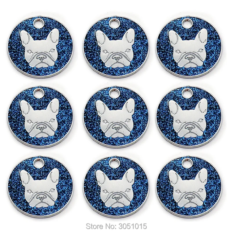Conjunto de 20 etiquetas personalizadas para perro