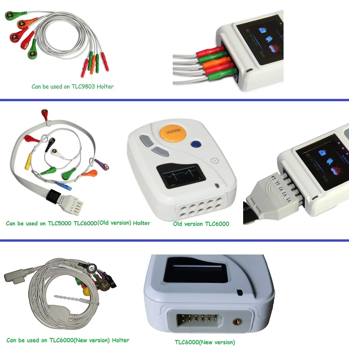 Cable ECG 10 derivaciones view lateral
