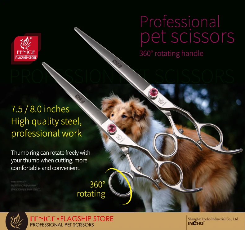 Tijeras Fenice mango giratorio