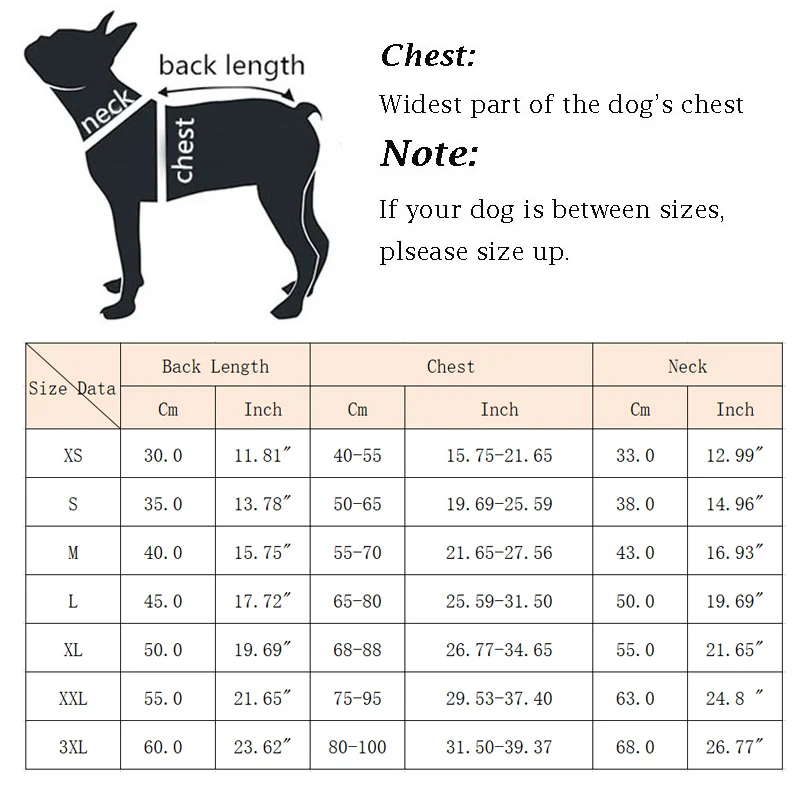 Chaqueta térmica para perros grandes XLeiPet