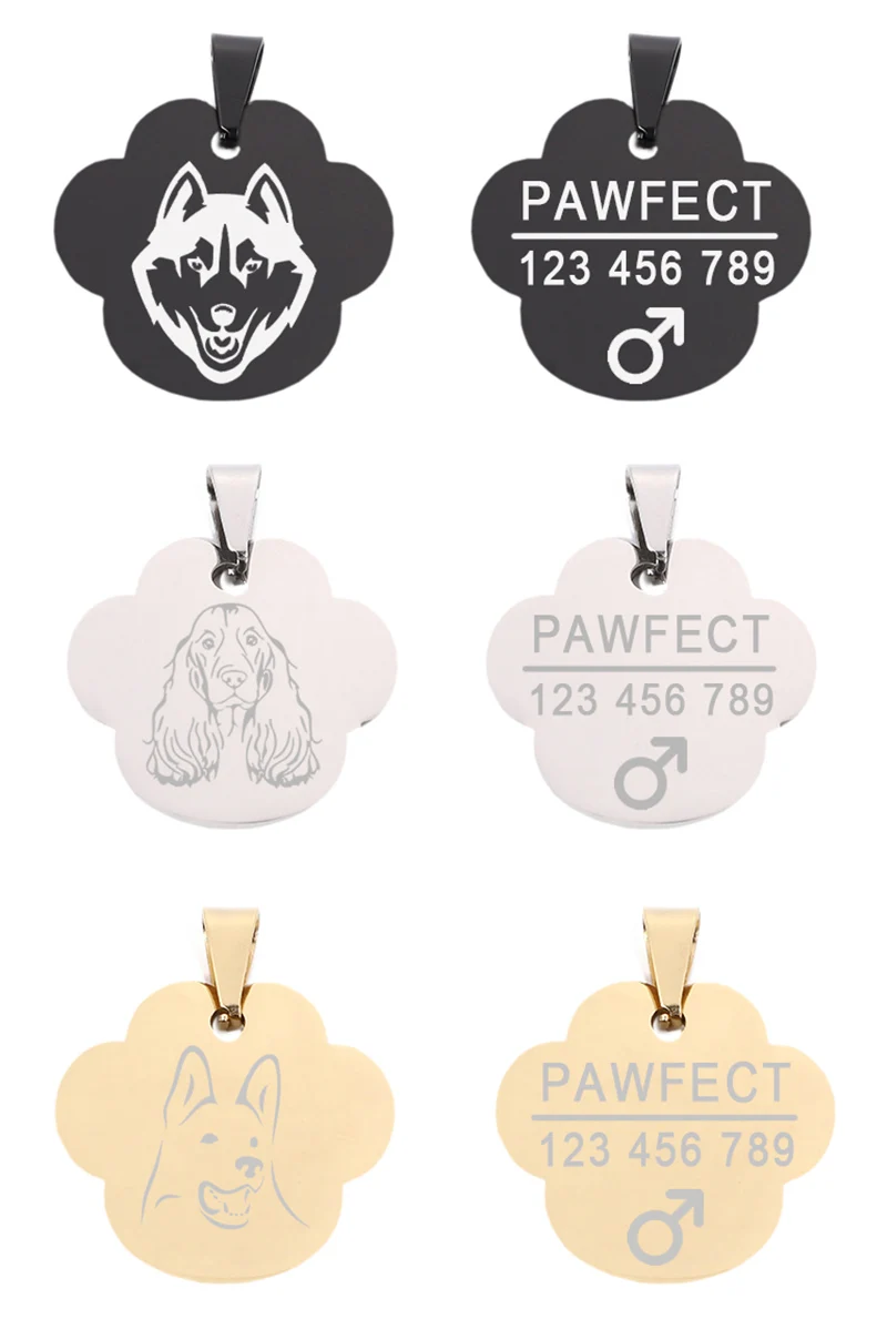 Opciones de acabado: negro, dorado y plateado