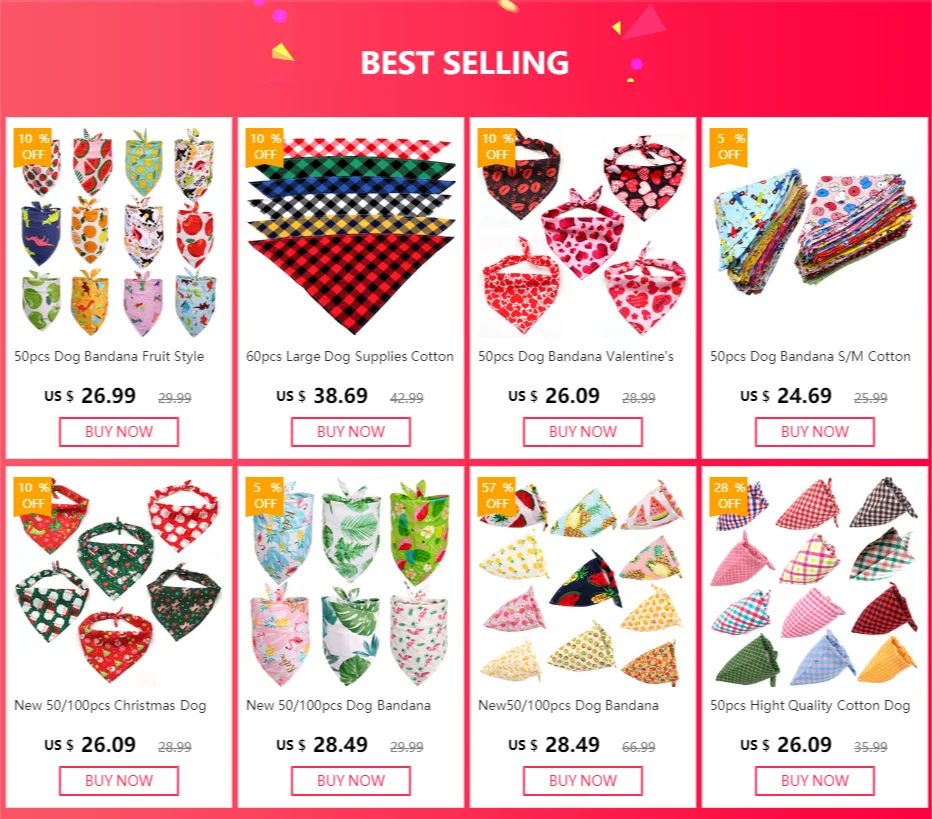 Bandanas patrióticas para mascotas