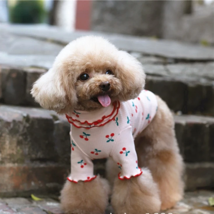 Suéter de Navidad para mascotas vista lateral