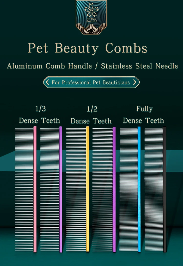 Peine de grooming MK-320 colores vibrantes