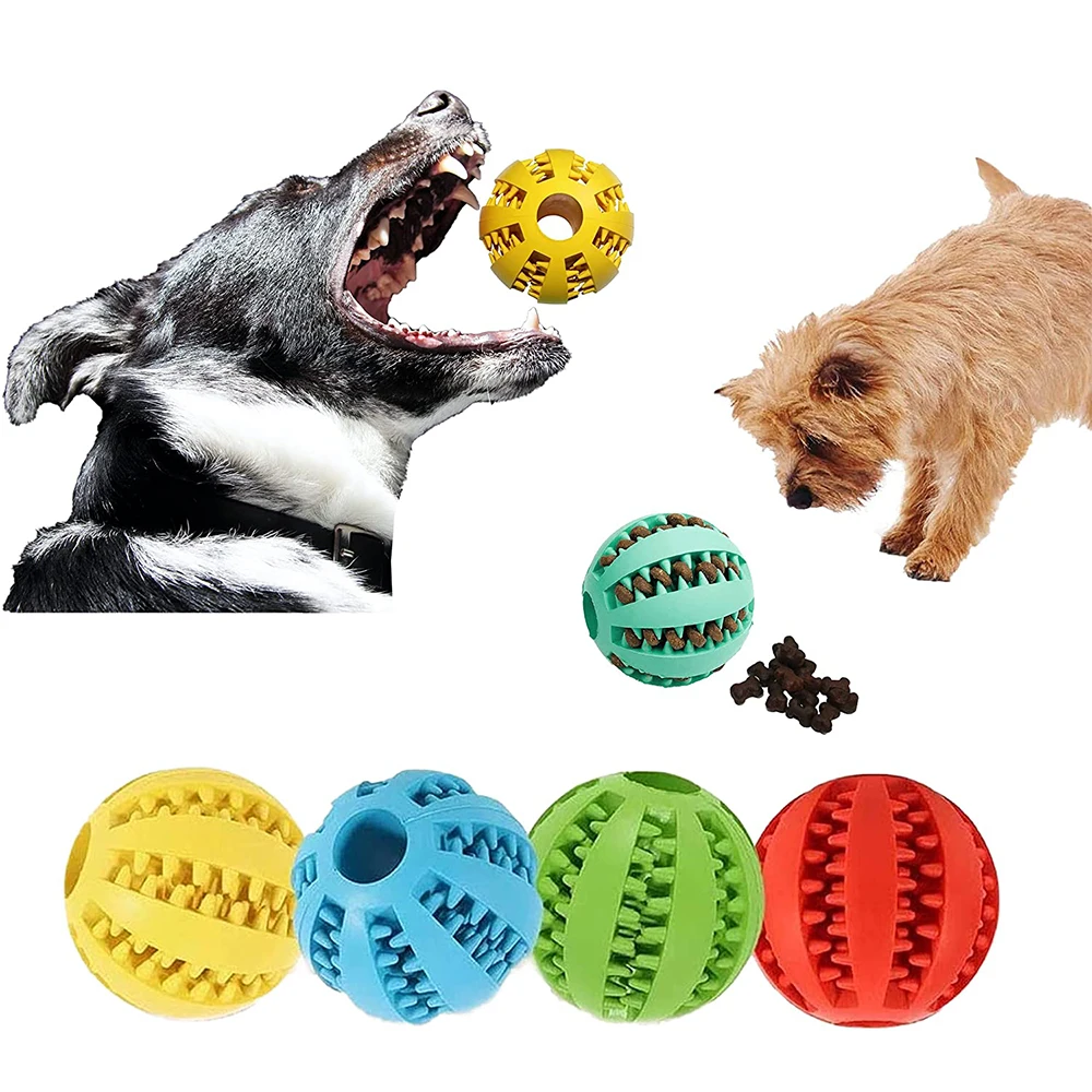 Juguete interactivo de goma para perros