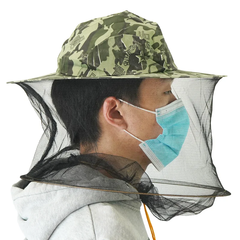 Sombrero protector visto de perfil