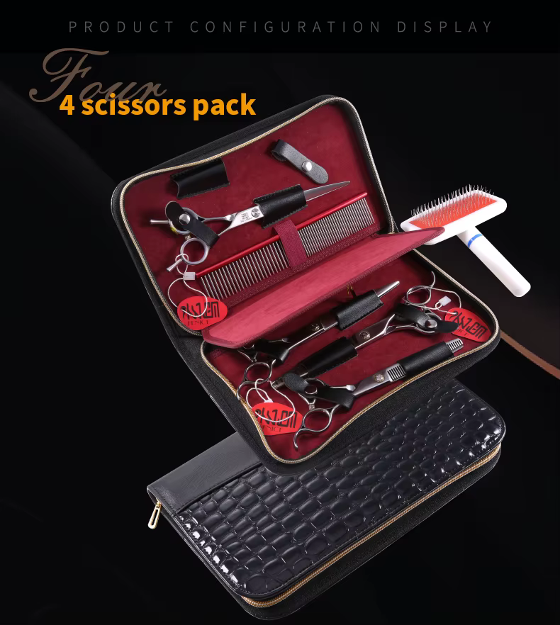 Tijeras de diferentes tamaños para distintas zonas