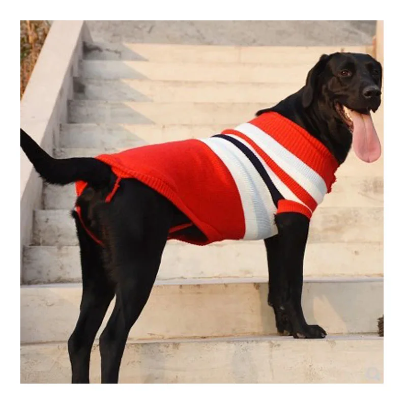 Suéter rojo para perro de raza grande