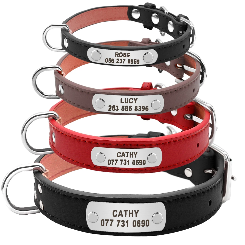 Collar Beirui con acabado rojo