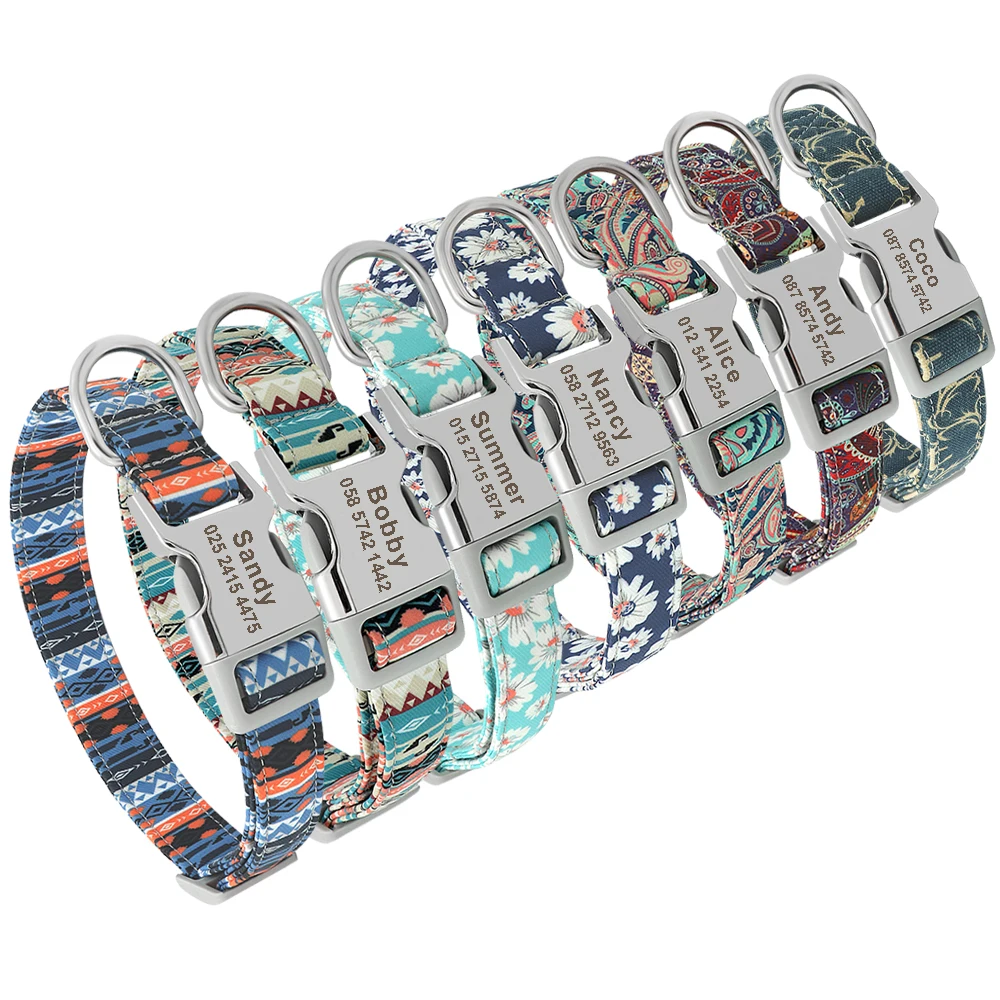Collar personalizado para perros de diferentes tamaños