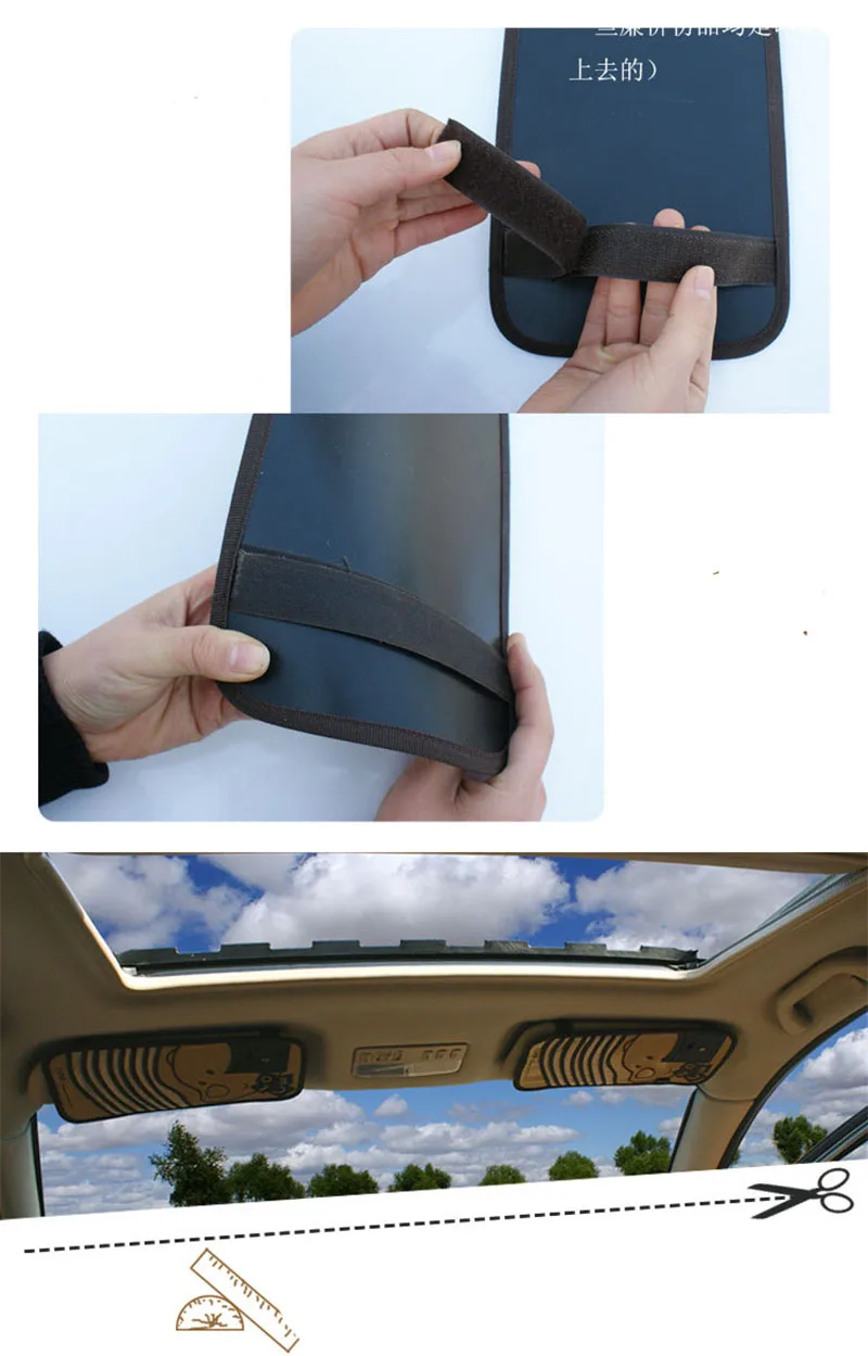 Ejemplo de uso con gafas y bolígrafo guardados