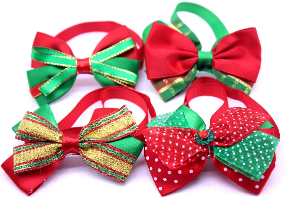 Lazos con motivos navideños