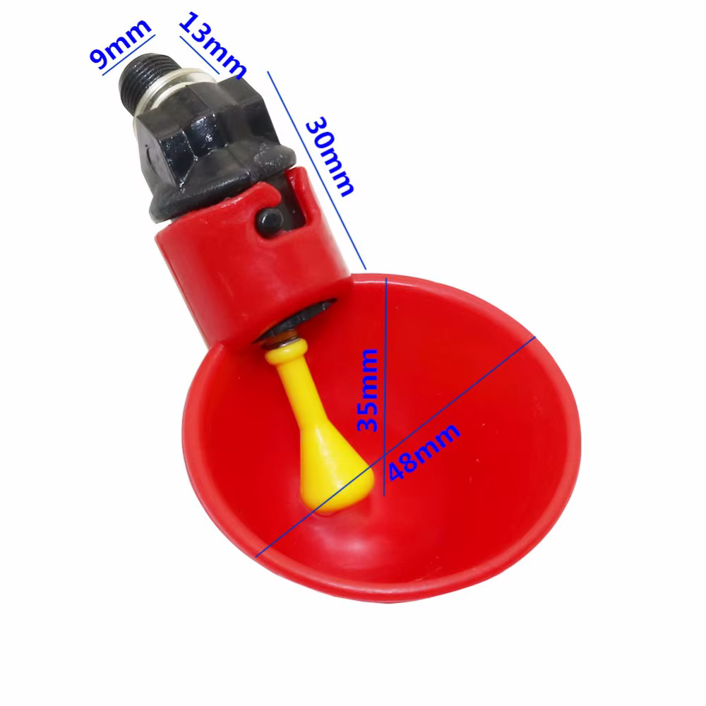 Bebedero automático para aves de corral, codornices y pájaros - imagen 4