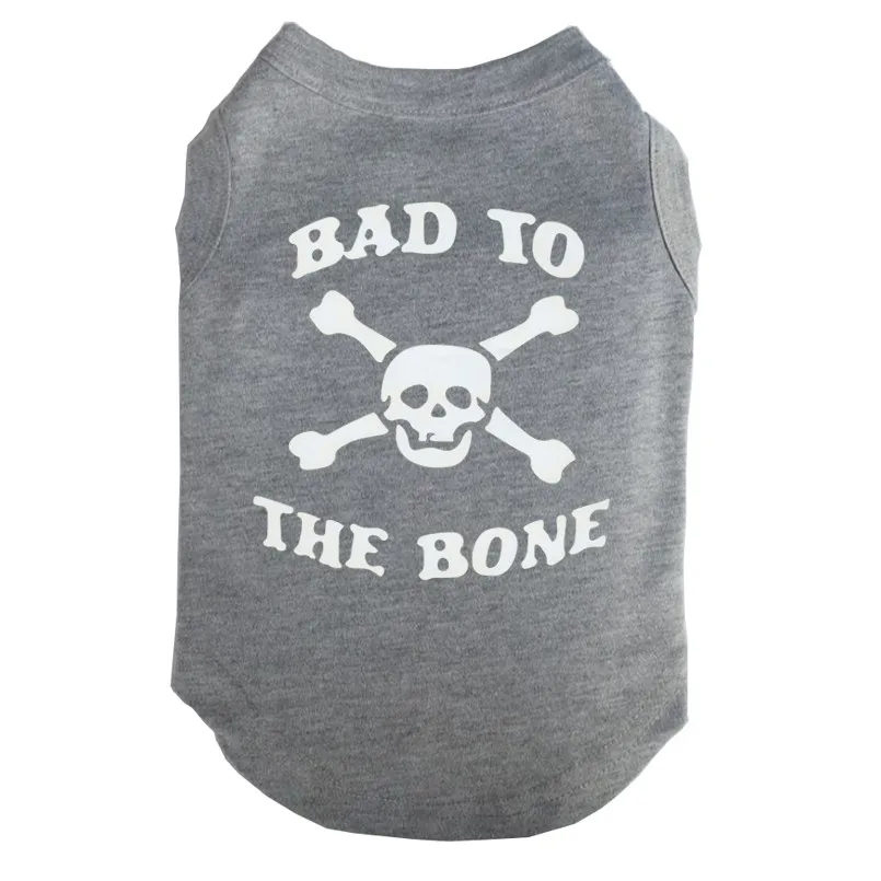 Detalle del estampado BAD TO THE BONE