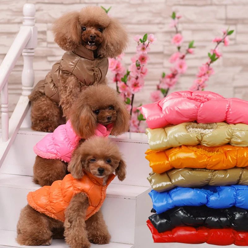 Chaqueta de plumón para perros