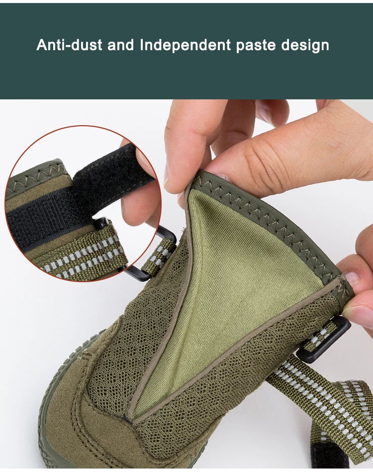 Cierre de velcro y forro interior