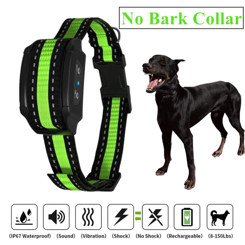 collar antiladridos recargable con sensor inteligente