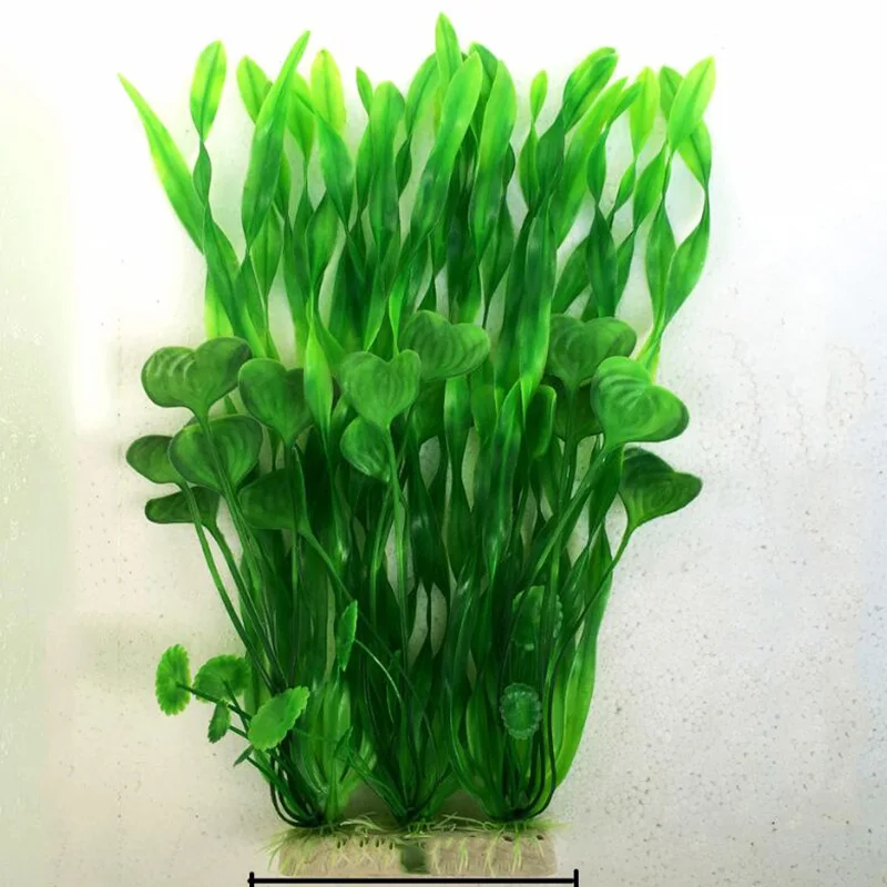 Detalle de la decoración de acuario