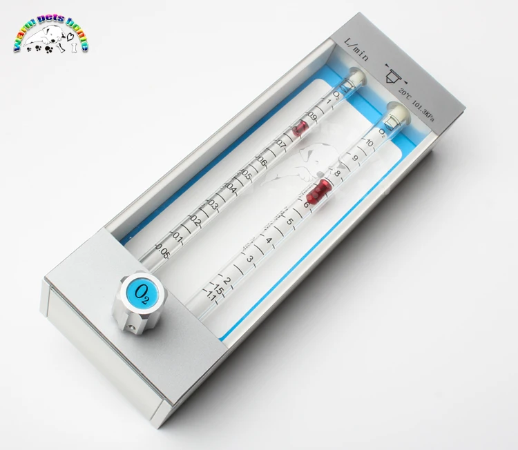 Detalle de la escala de 0‑1 l/min