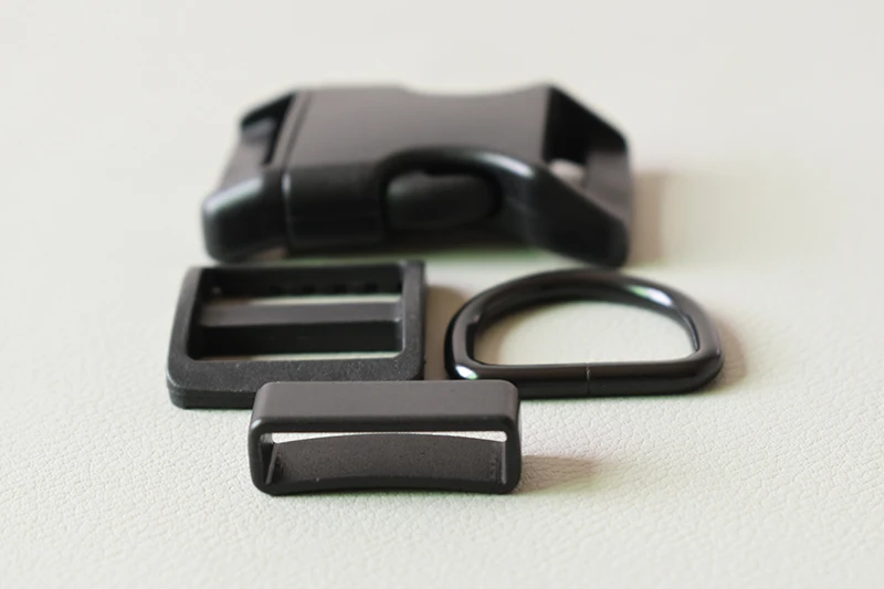 Conjunto completo de hebillas de plástico 25 mm