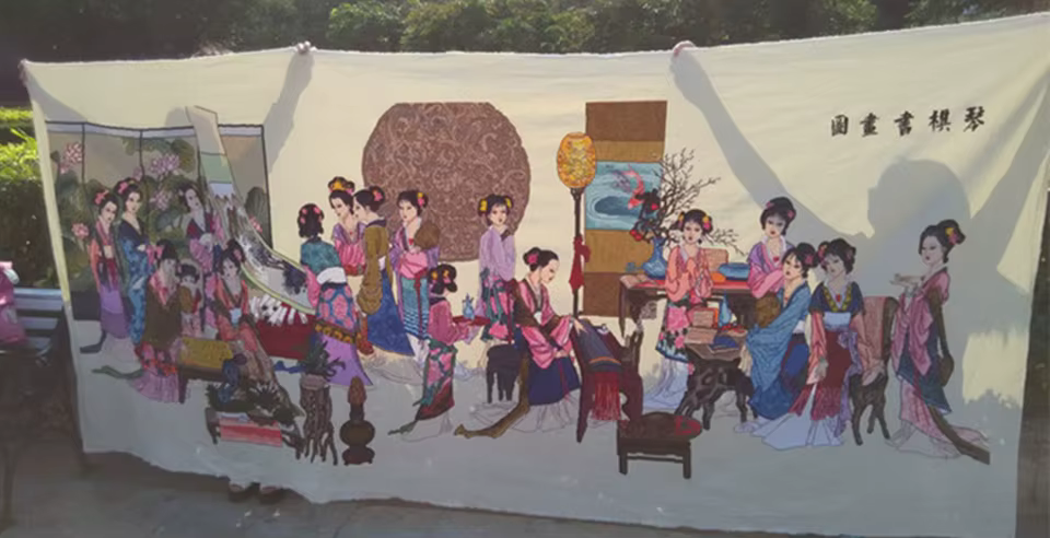 Kit de punto de cruz La noche estrellada