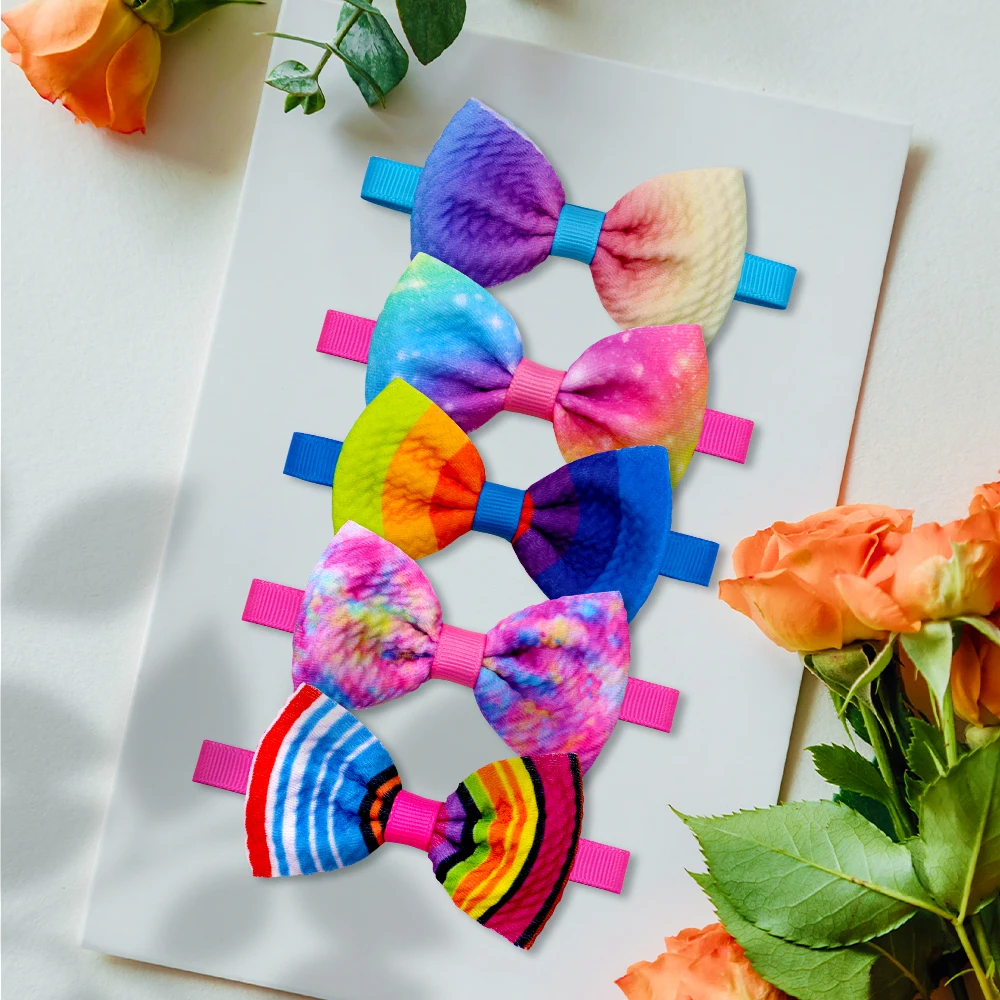 Pajarita aplicada en mascota