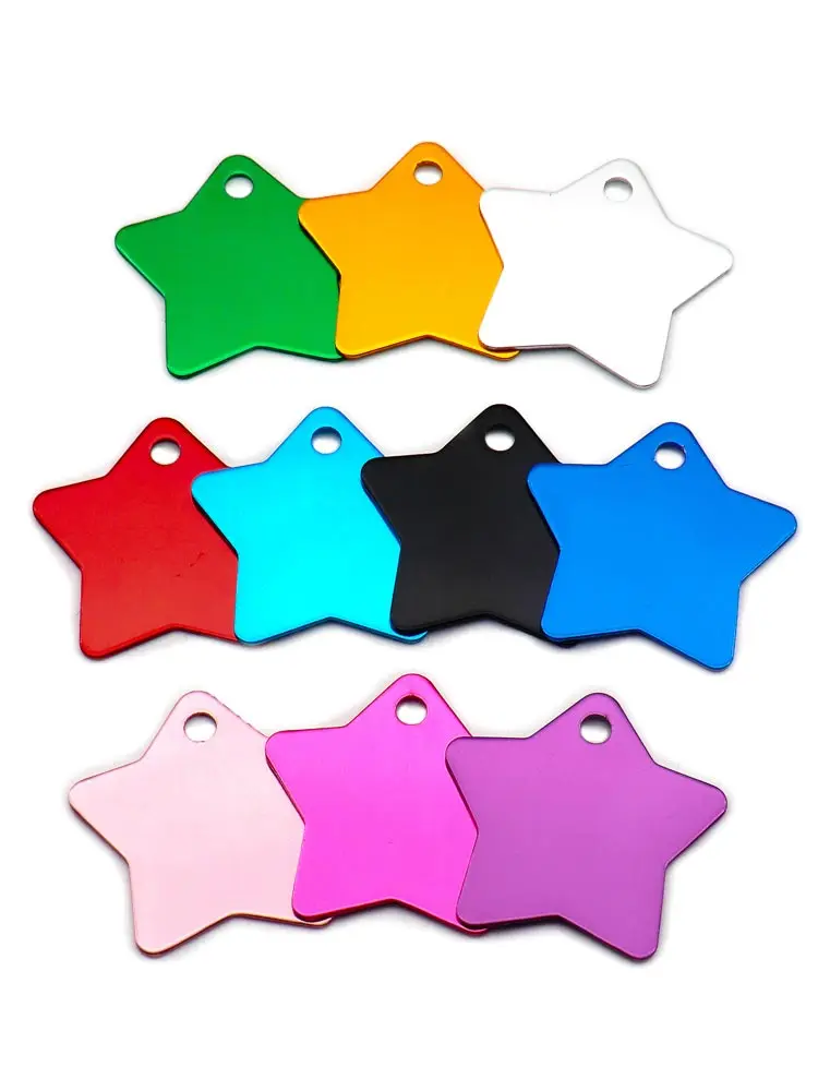 Conjunto de 20 etiquetas en colores variados