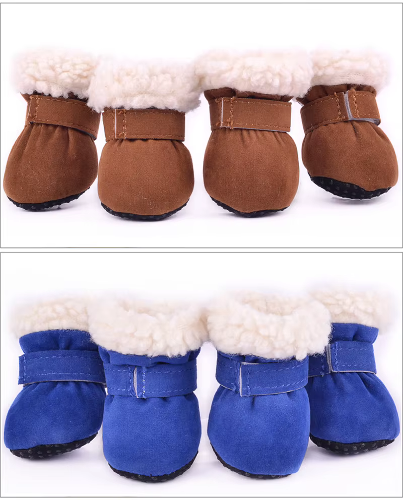 Botas de invierno en uso durante paseo