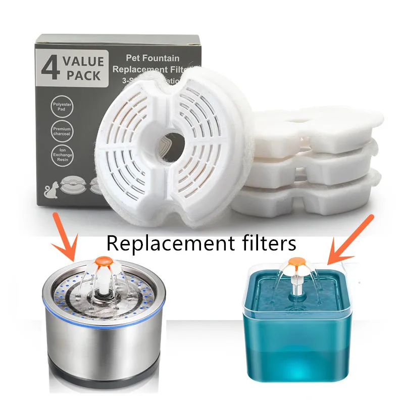 Vista interior de los componentes del filtro