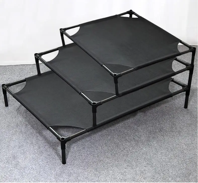 Cama colgante de hierro con diseño transpirable para perro mediano