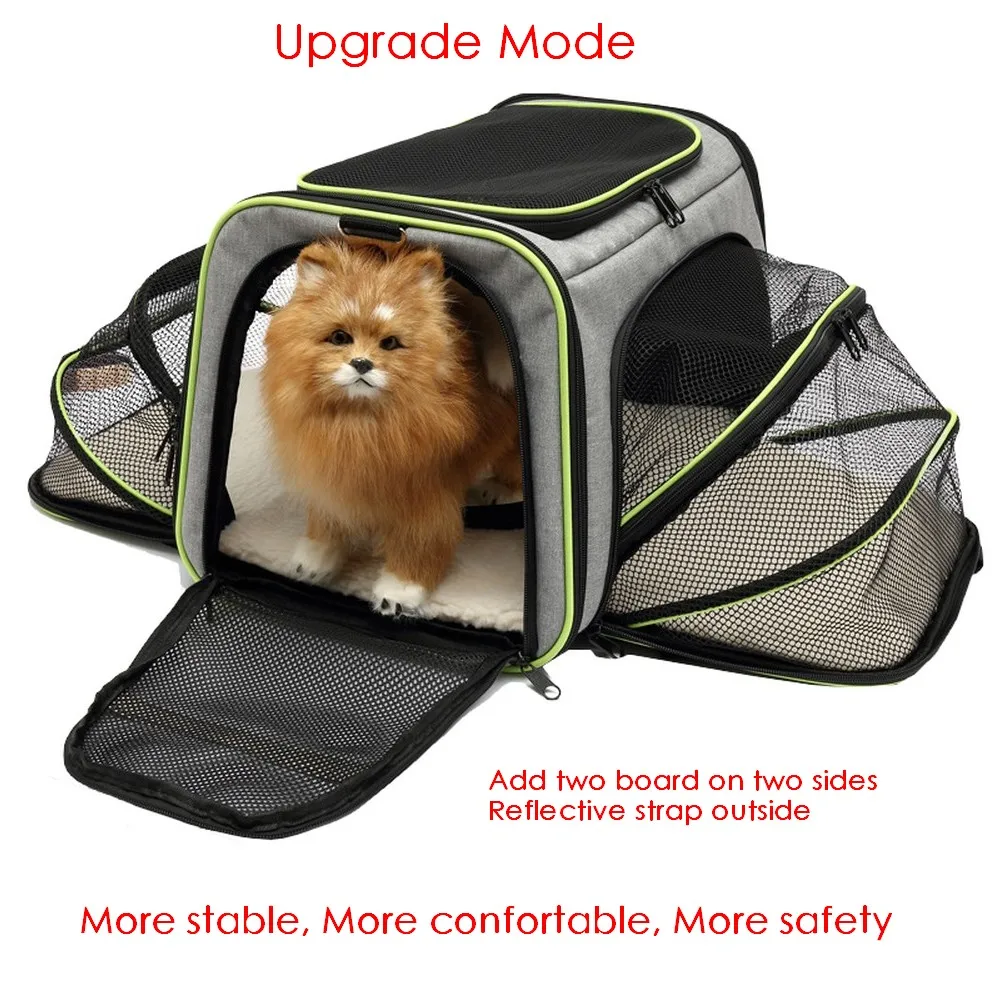 Transportín expandible blando para perros y gatos – Bolsa viaje - imagen 4