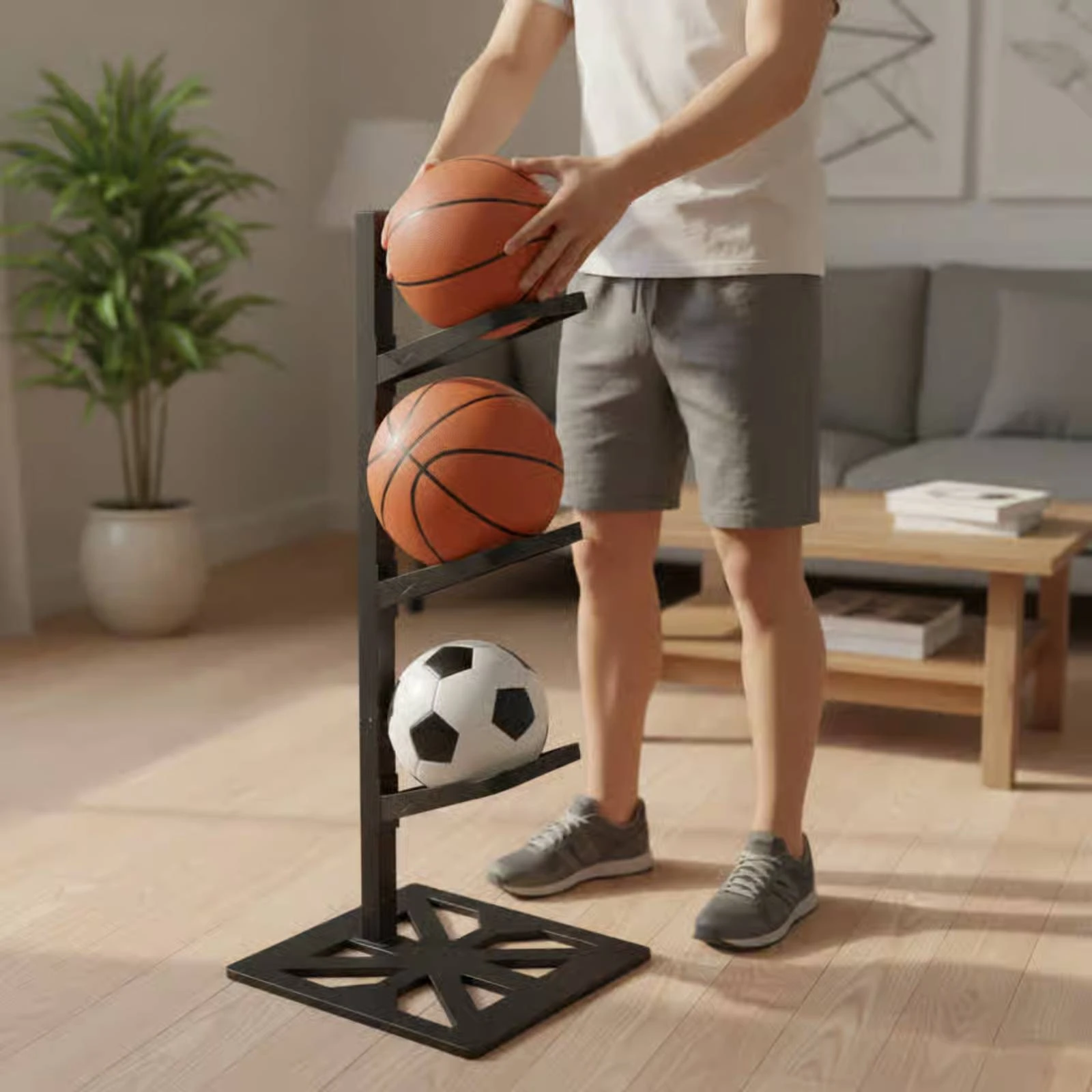Organizador de pared soporte de balones para perros y gatos - imagen 5
