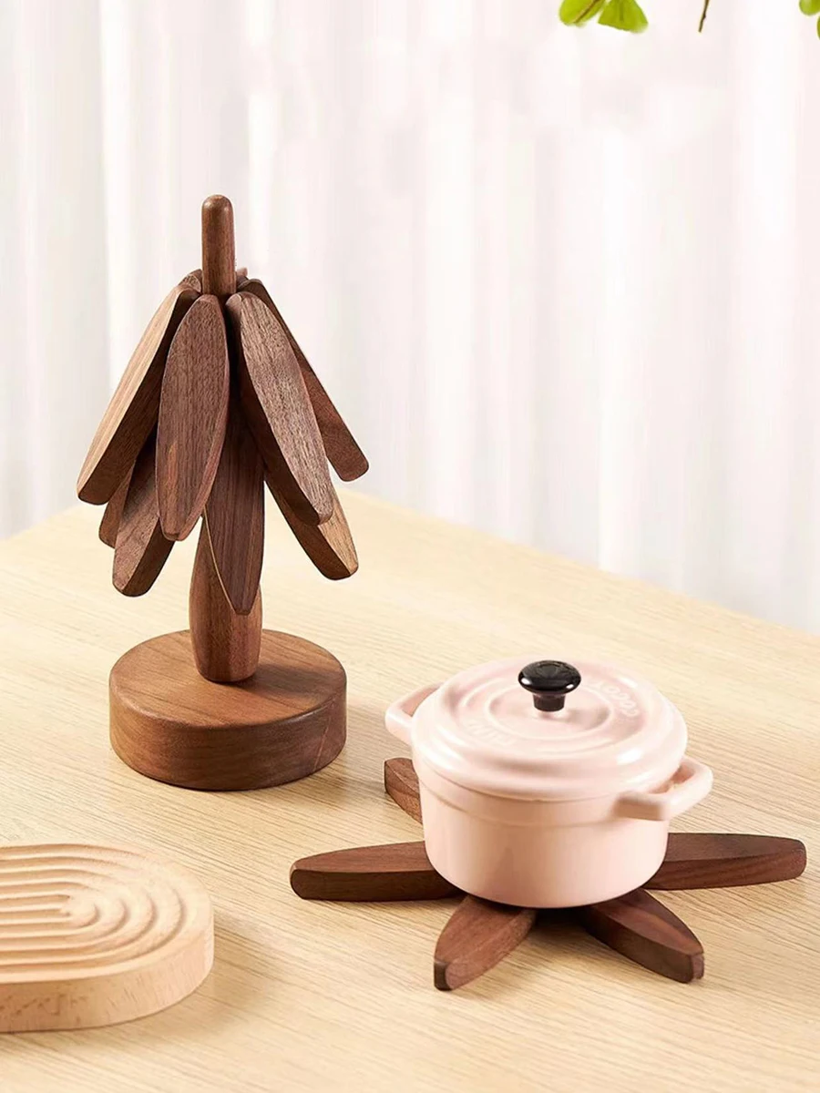 Manta térmica plegable para gatos y perros – Diseño árbol con base madera - imagen 3