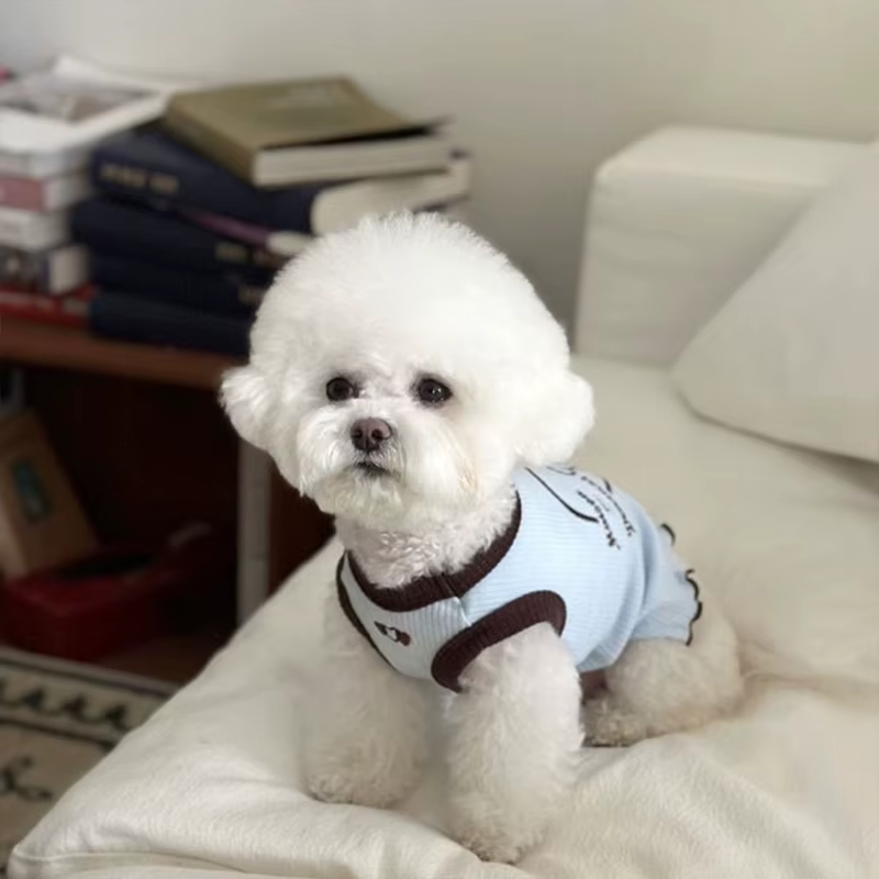 Camiseta verano ligera y transpirable para perros y gatos, algodón - imagen 2