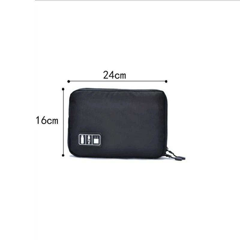 Bolsa organizadora impermeable para cables USB y accesorios de viaje – 1 unidad