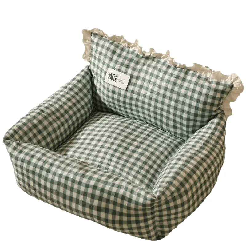 Cama sofá estilo princesa para gatos y perros pequeños