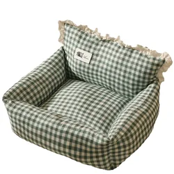 Cama sofá estilo princesa para gatos y perros pequeños