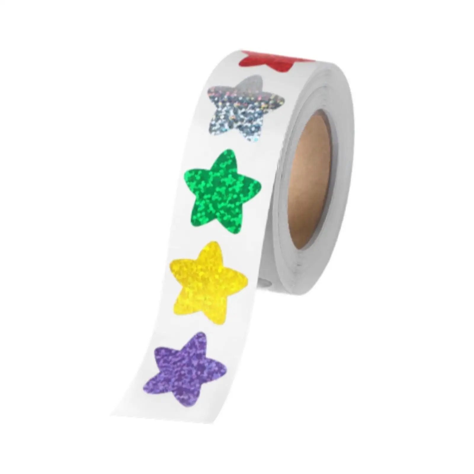Pegatinas Estrella Brillantes en Rollo – Adhesivas para Recompensas Escolares - imagen 2