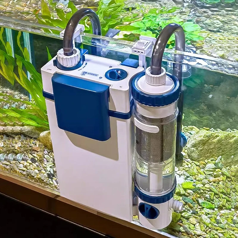 Filtro externo para acuario montado en pared: elimina película grasa - imagen 3