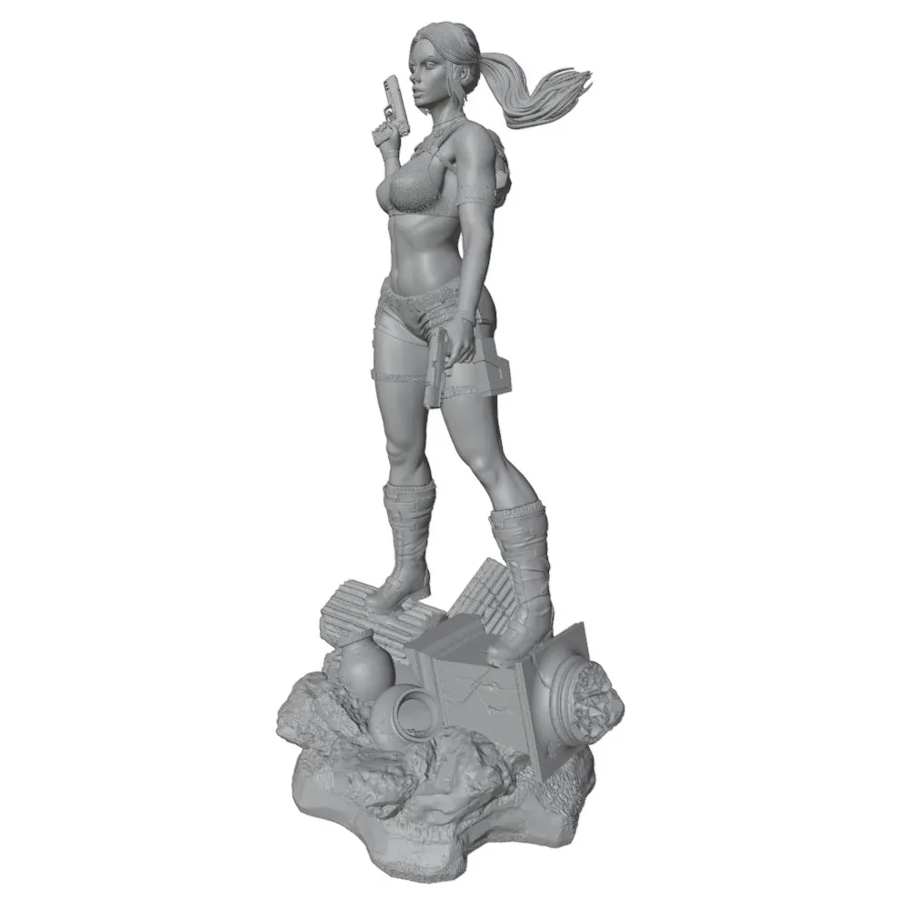 Kit figura resina chica sexy 75mm 1/24 – Modelo GK sin montar ni pintar