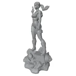 Kit figura resina chica sexy 75mm 1/24 – Modelo GK sin montar ni pintar