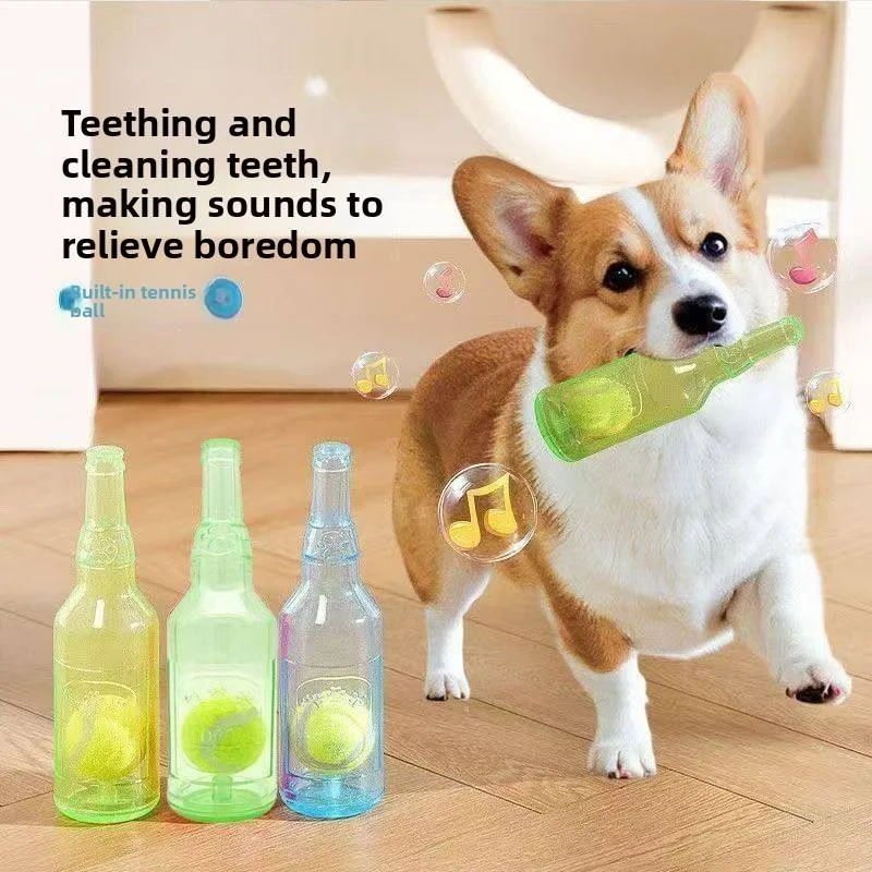 Pelota de Tenis con Sonido para Perros, Flotante y Resistente a Mordidas - imagen 4