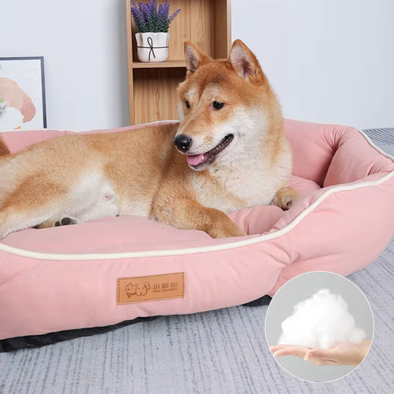 Cama sofá acolchada para perros medianos y gatos: colchoneta