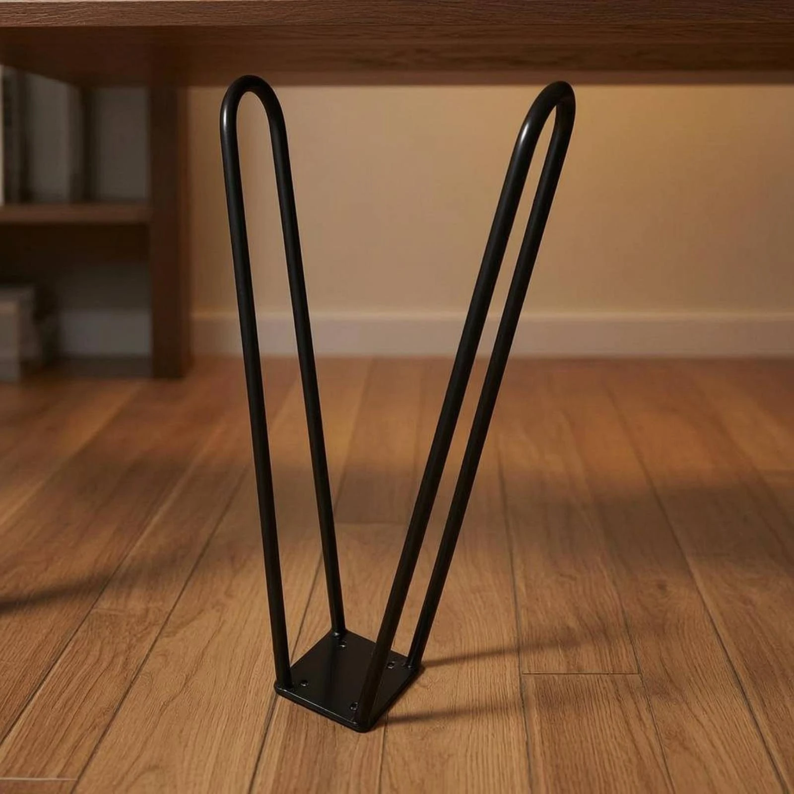 Soporte patas de mesa horquilla con orificios preperforados - imagen 2