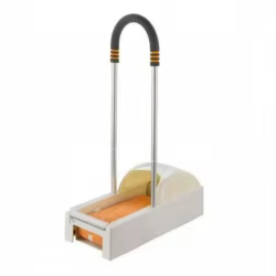 Dispensador de fundas para calzado con mango curvo – Higiene en casa