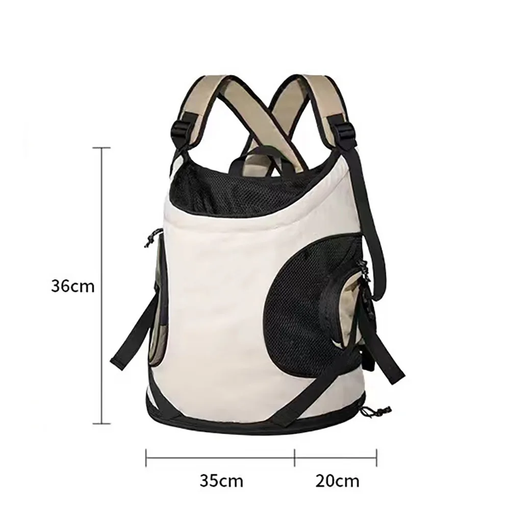 Mochila frontal transpirable para viajes con gatos y perros pequeños - imagen 3