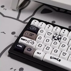 Teclas para teclado mecánico con diseño de gatos y perros