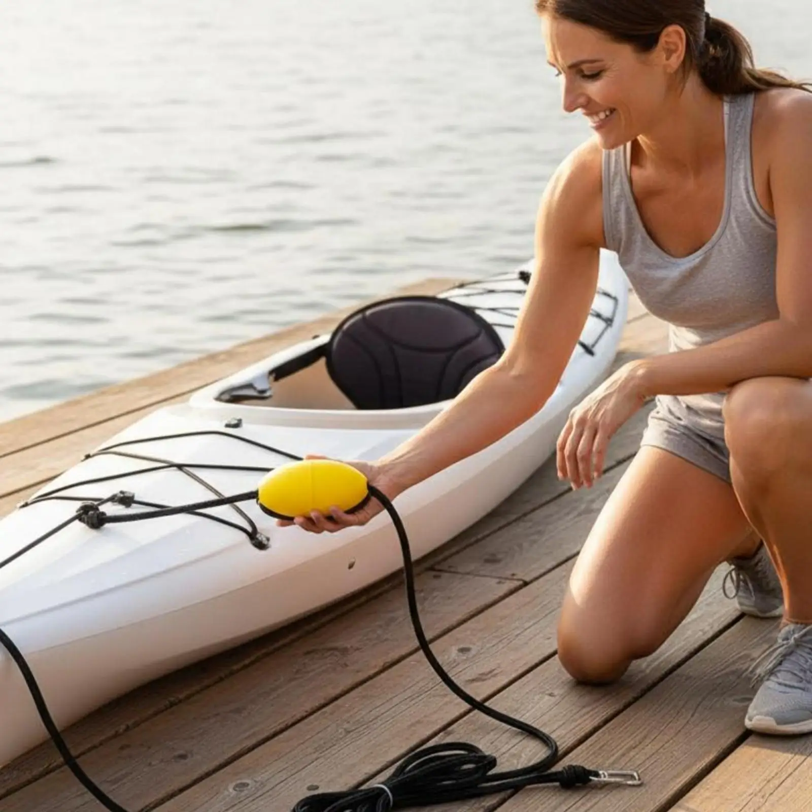 Cuerda remolque kayak conexión rápida – Línea - imagen 2