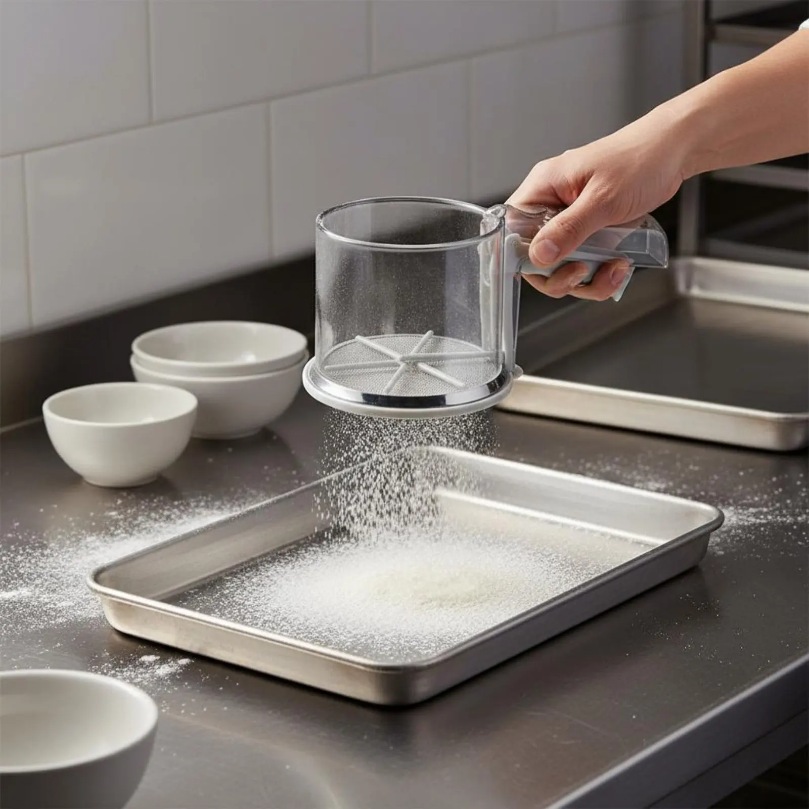 Tamizador de harina semiautomático para comida casera de gatos y perros - imagen 4