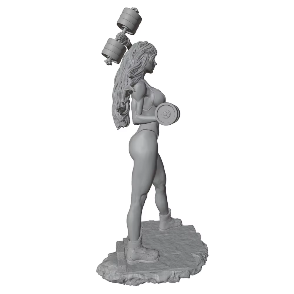 Figura de resina gris DIY sin montar, modelo para coleccionismo - imagen 5